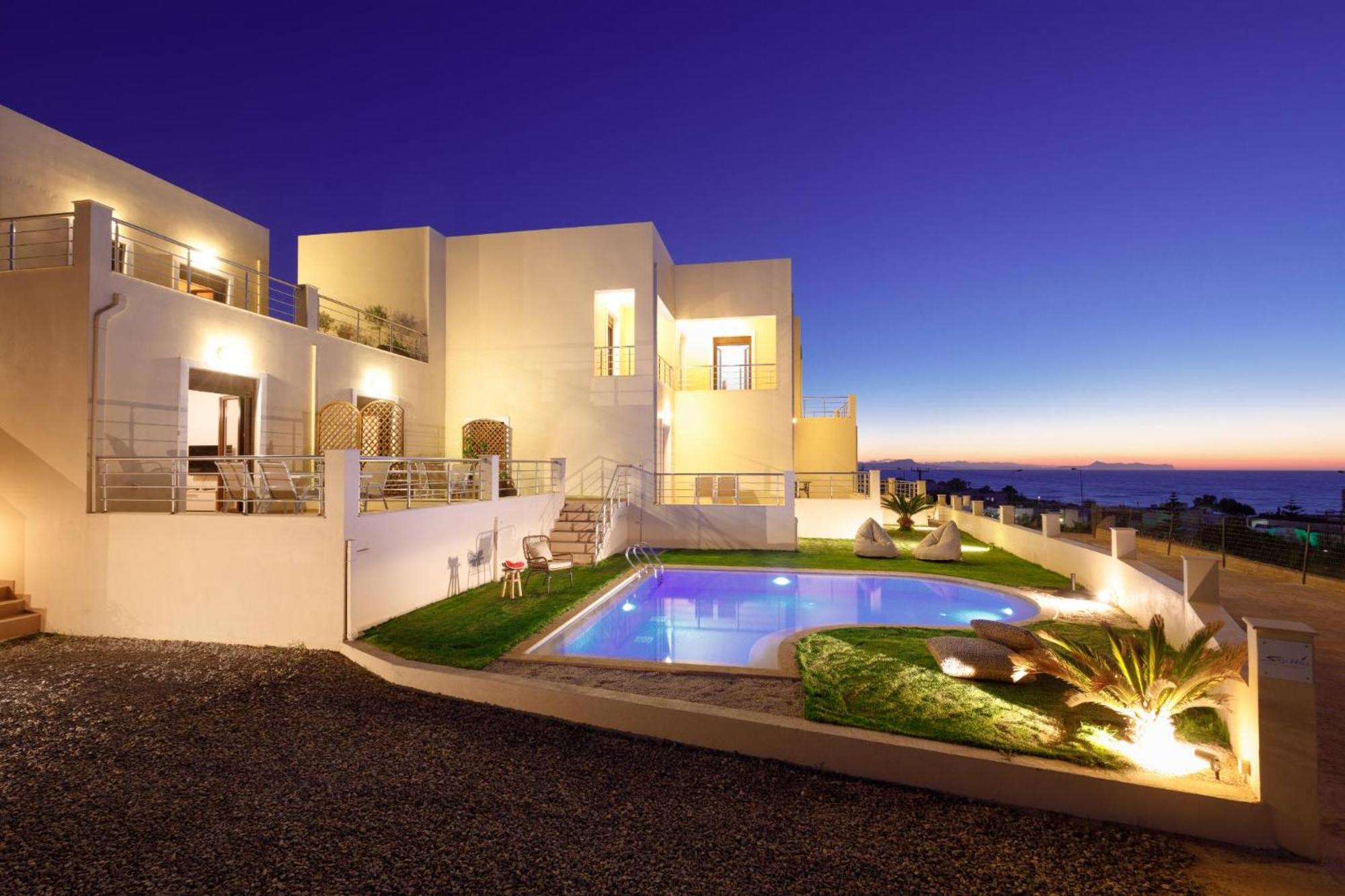 Cafe Noir - Sea View Exclusive Maisonette By Sky Hill Resorts Pangalochori Bagian luar foto